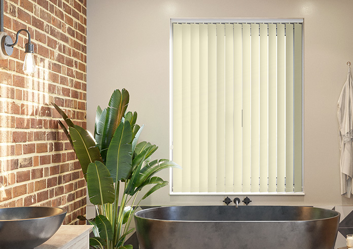 Palermo (Blackout), Cream - Vertical Blind - Image 3